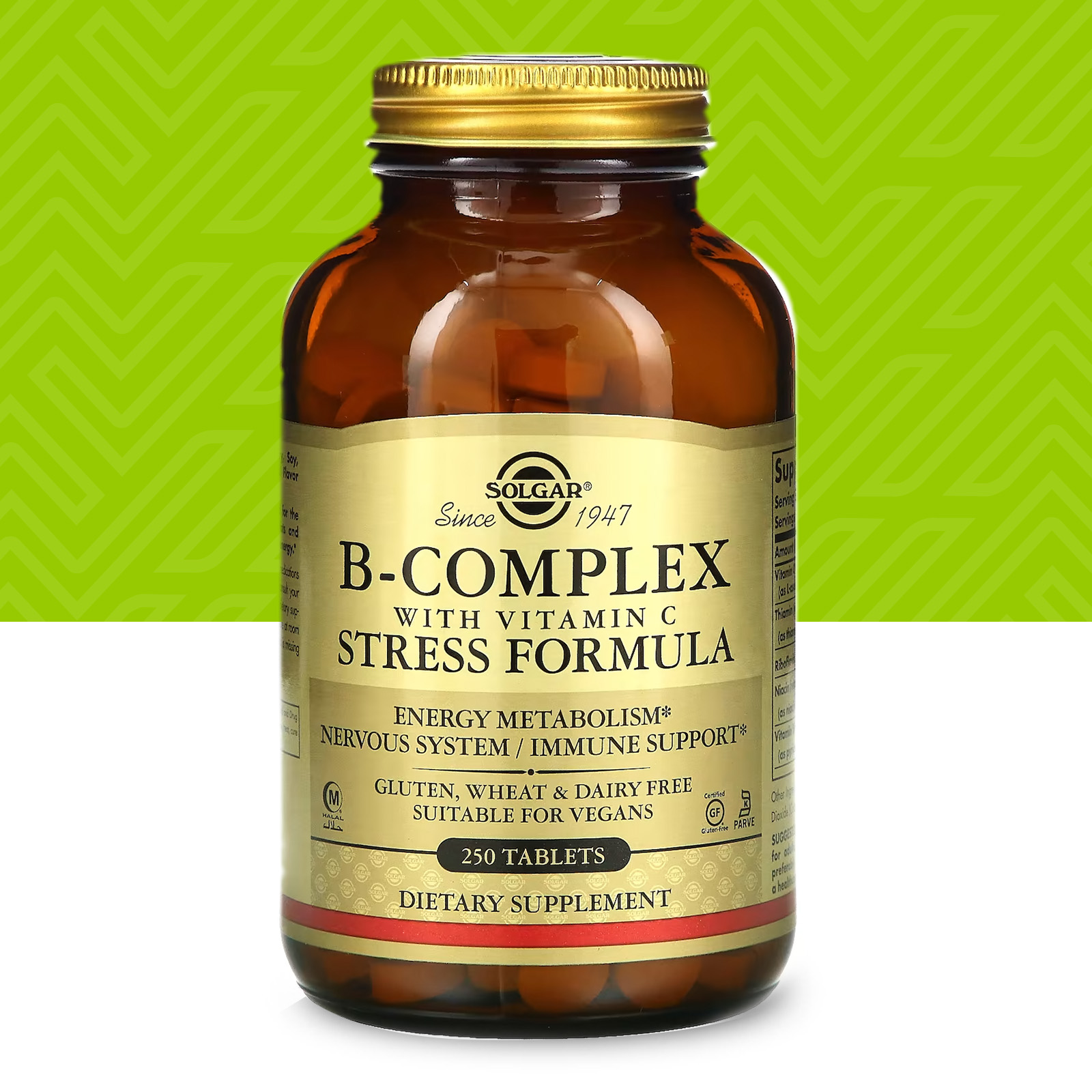 Bottle of vitamins from Solgar